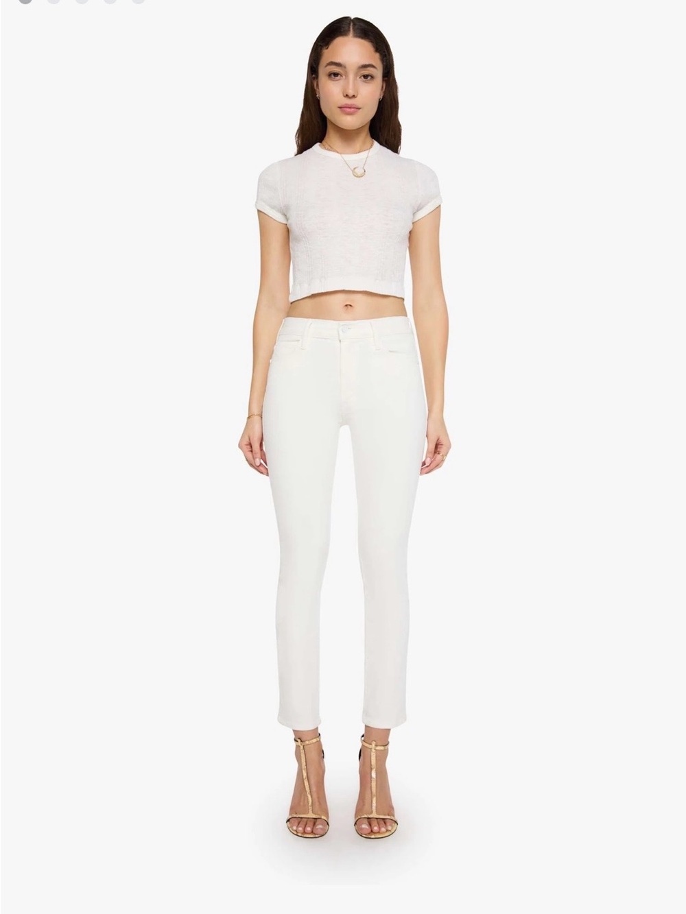 MOTHER Mid-Rise Dazzler Fairest of them All Size 27